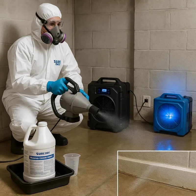 Sanitization and Odor Removal process in Dodge Center, MN